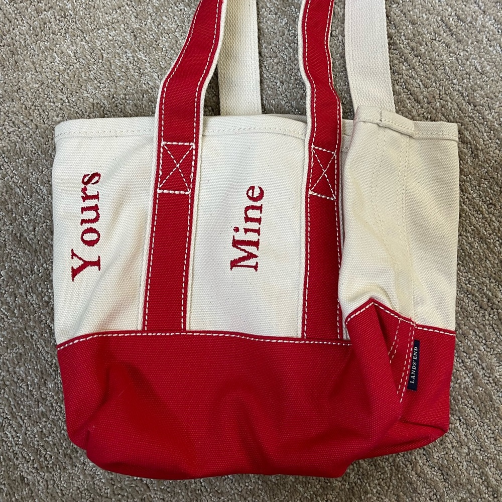 Land's End beverage tote bag
